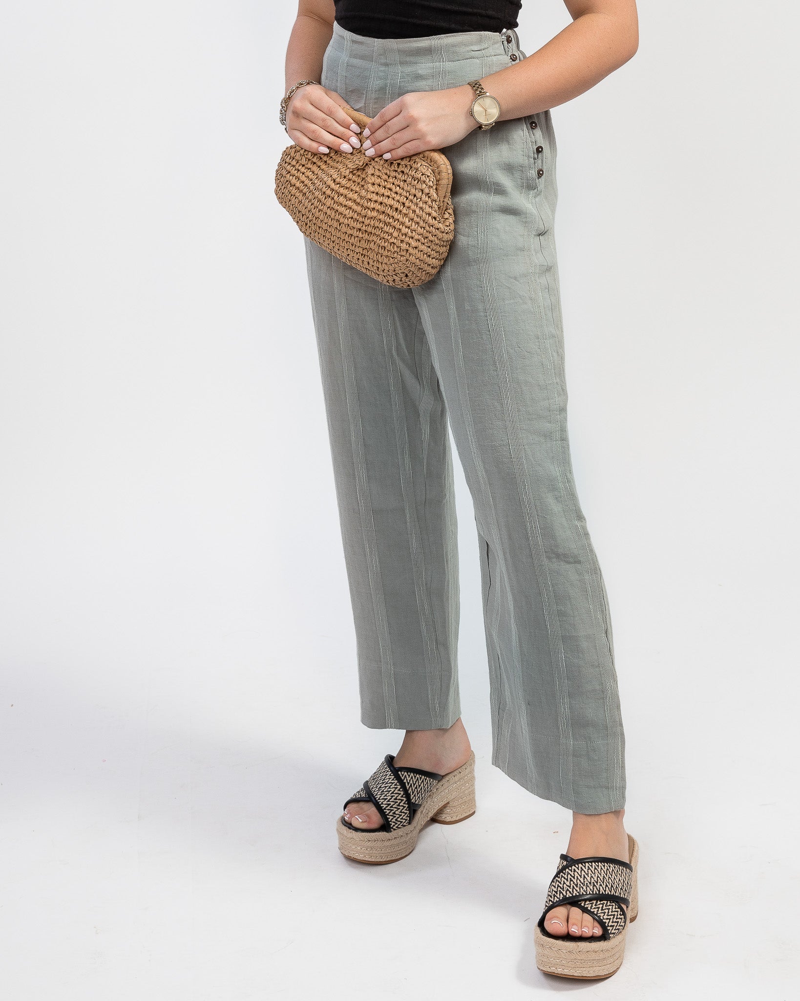 St. Tropez Pants: Sage