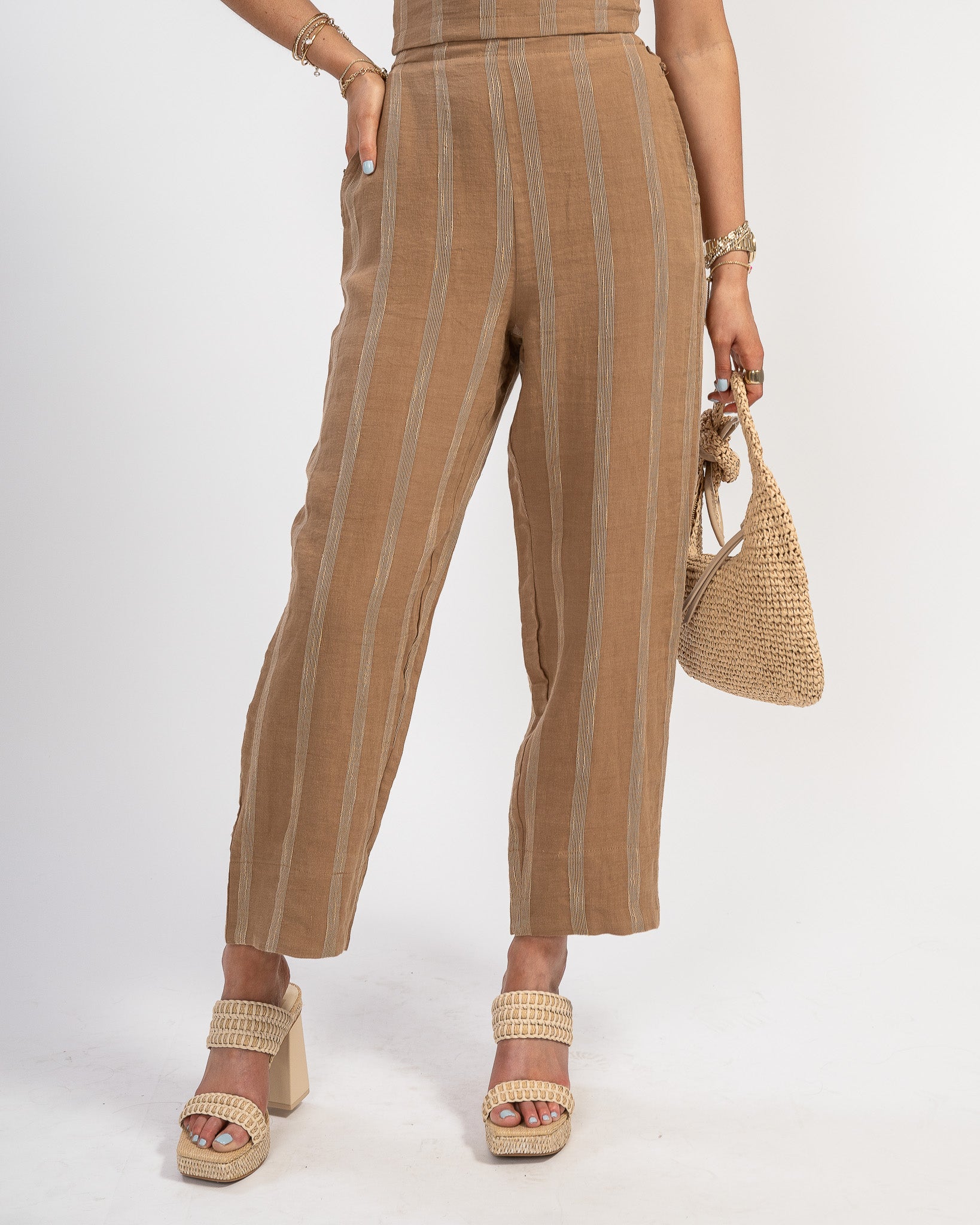 St. Tropez Pants: Straw