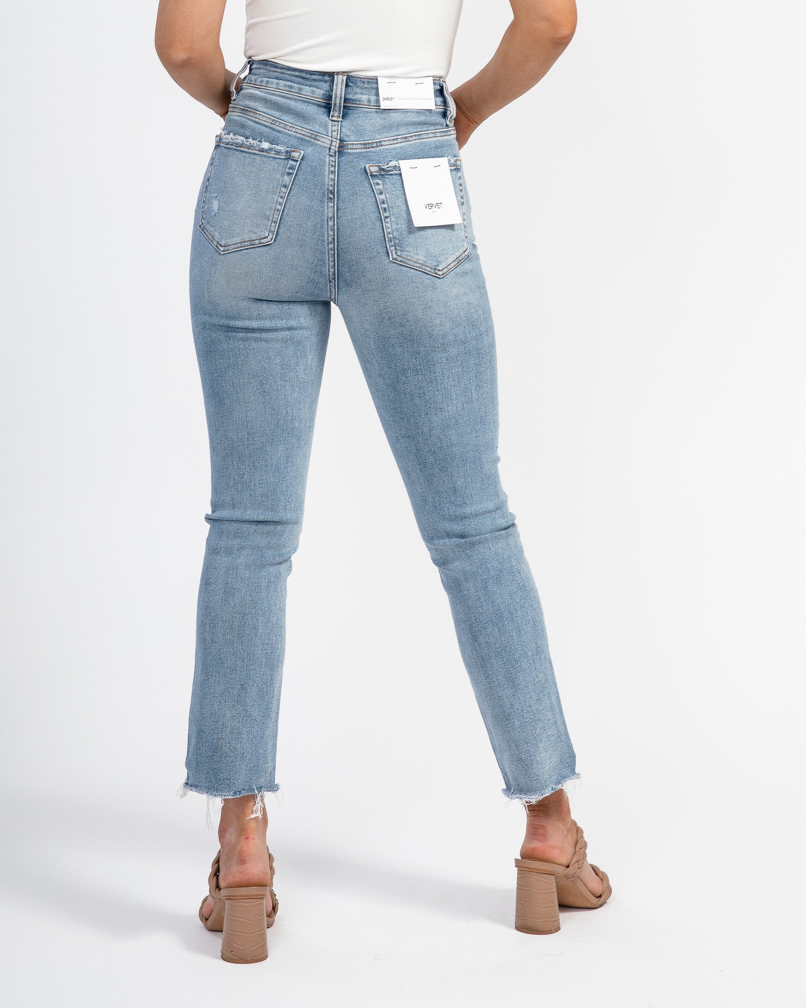 Straight to the Point Denim: Light Wash