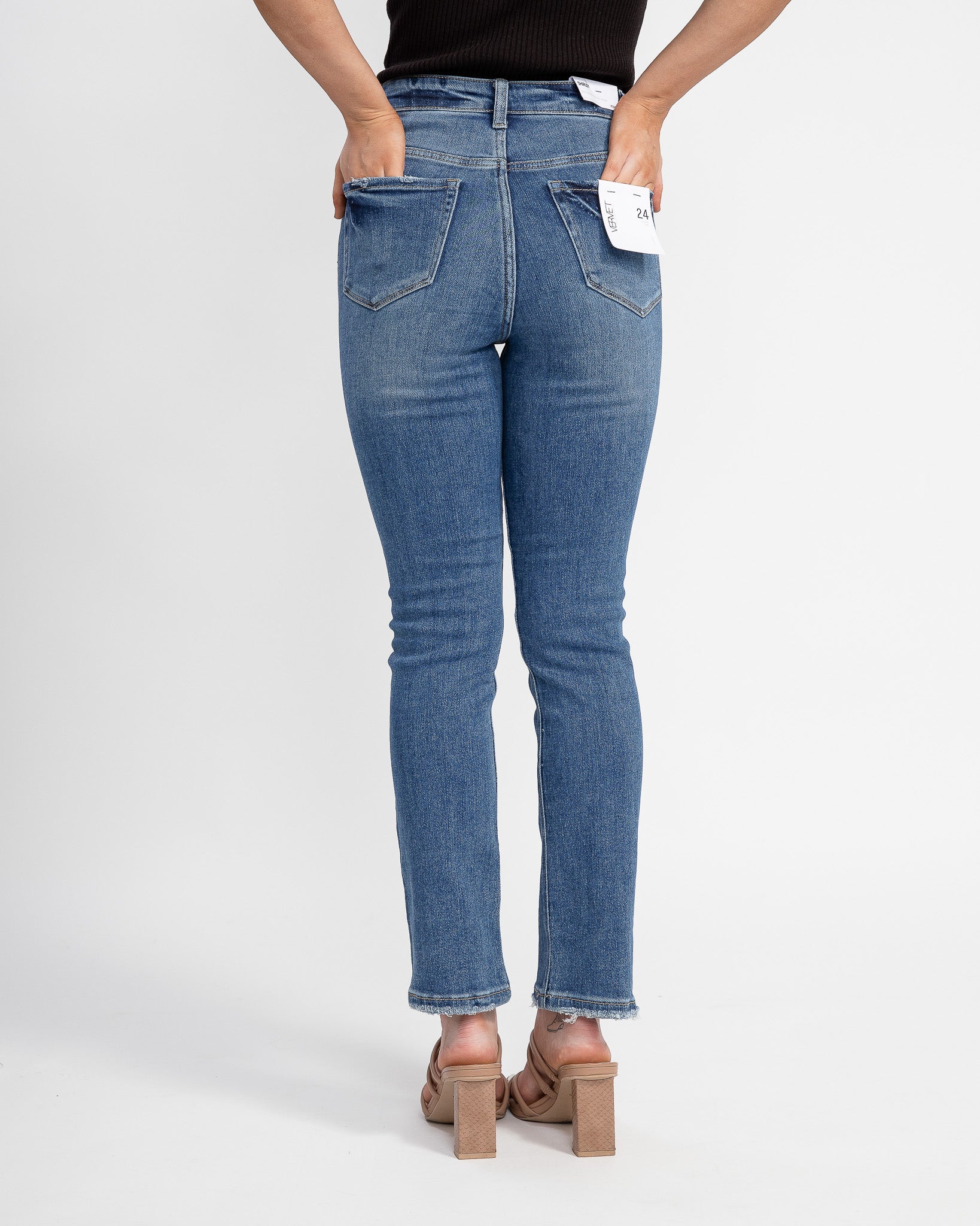 Straight to the Point Denim: Dark Wash