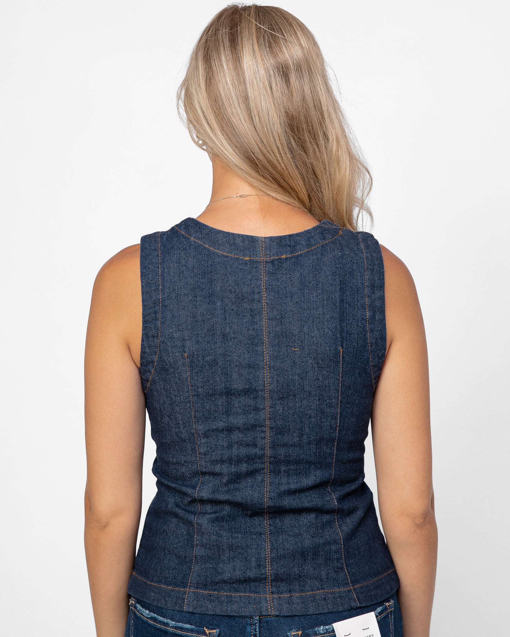 Take Care Denim Vest