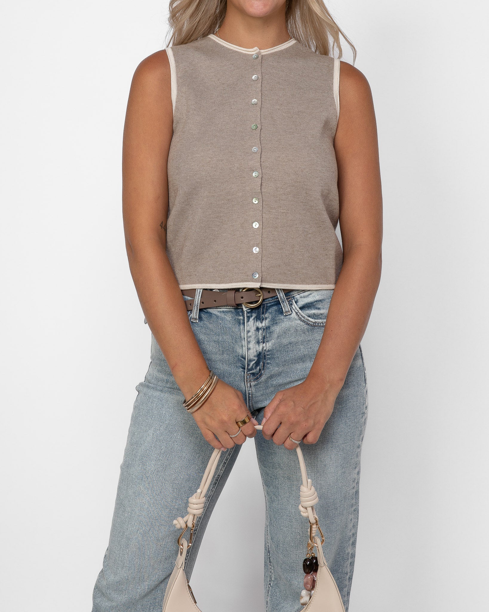 Taupe of the Town Top