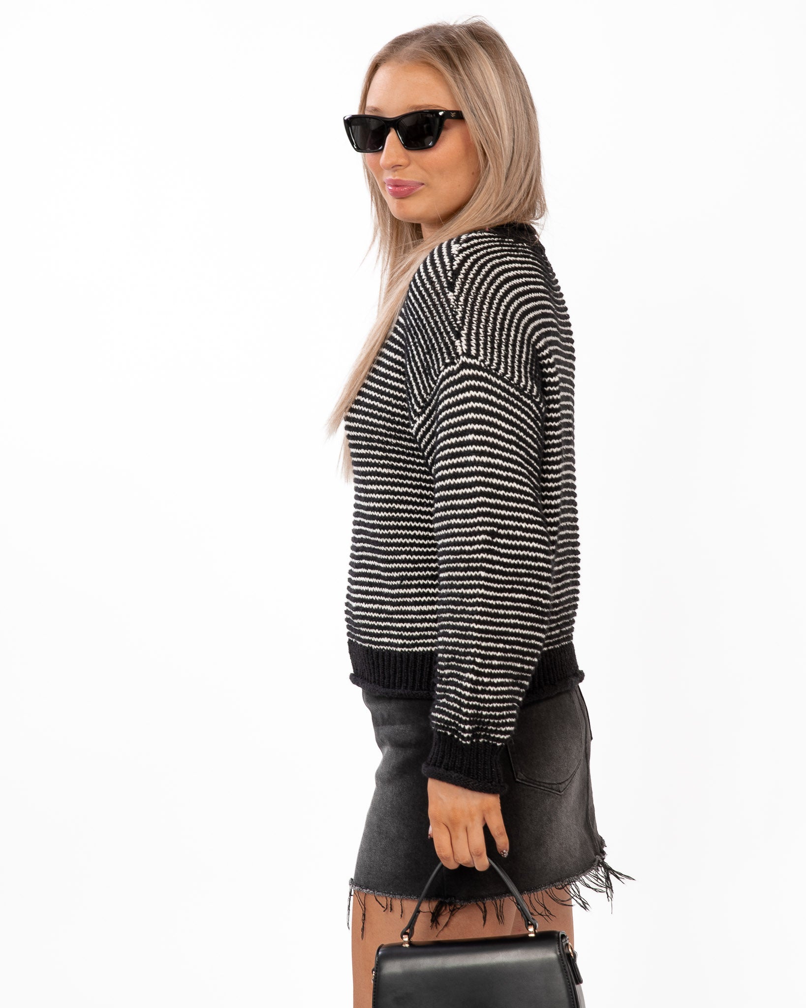 The Stripe is Right Pullover Sweater