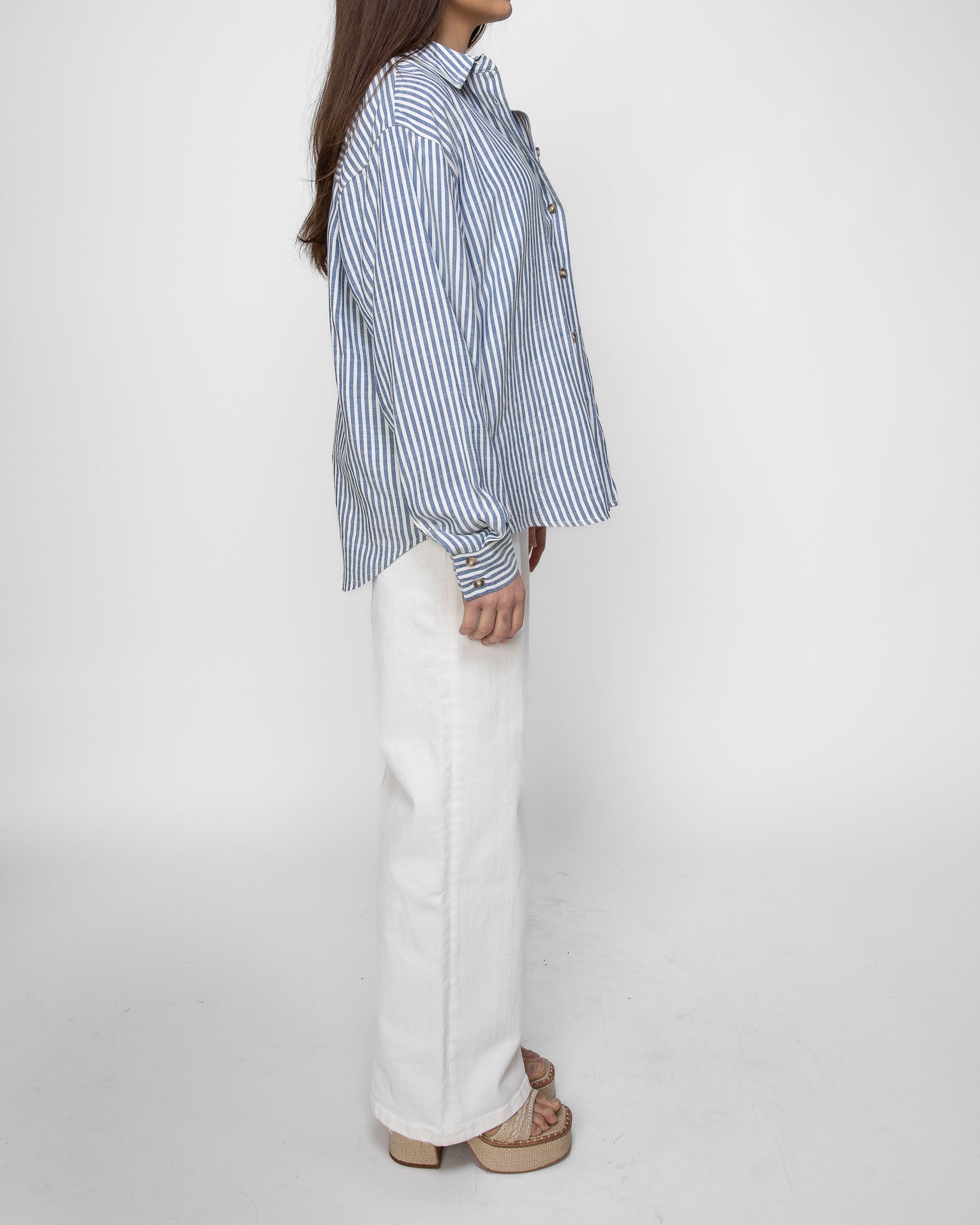 Toes in the Sand Button-Up
