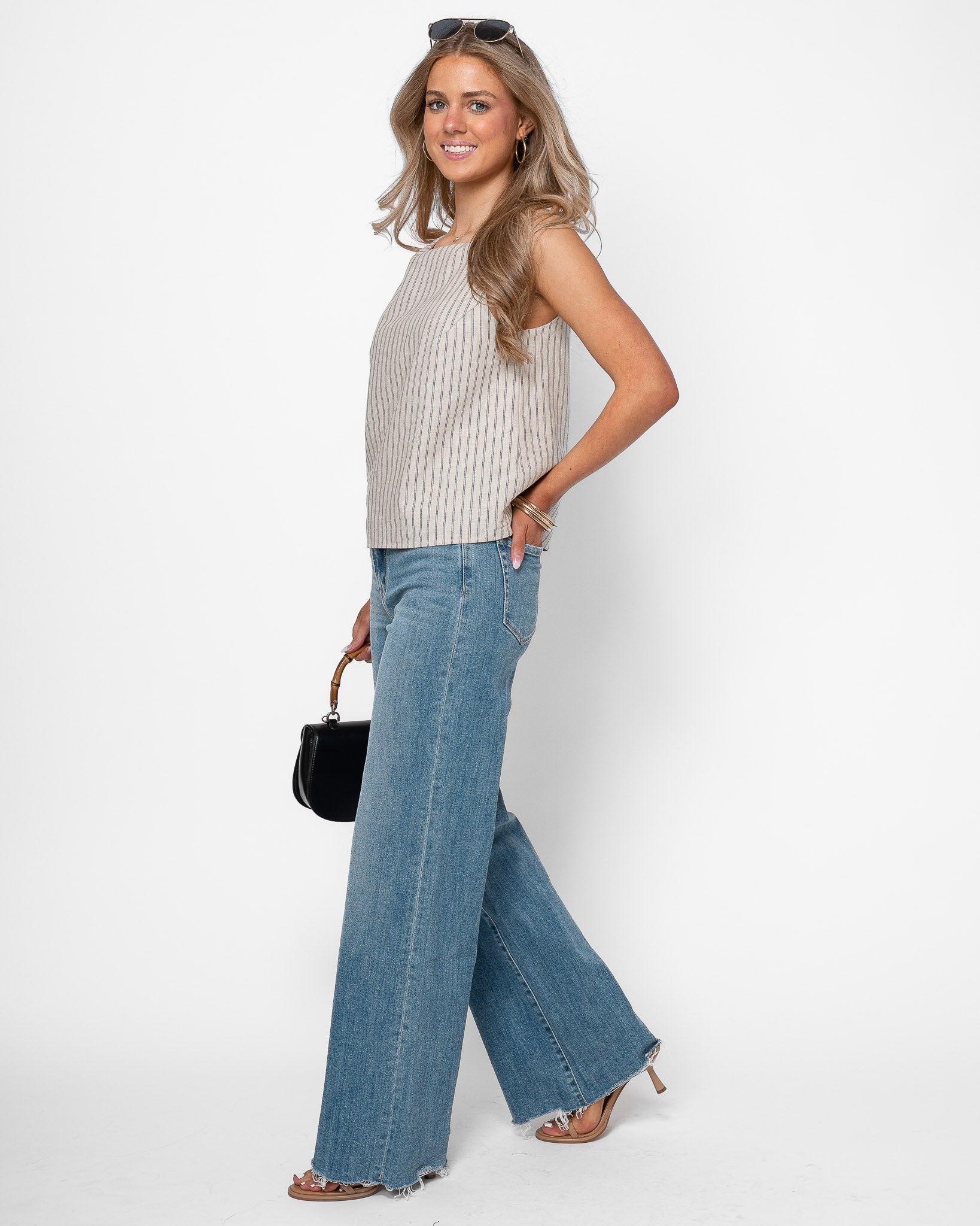 Unbothered Linen Tank