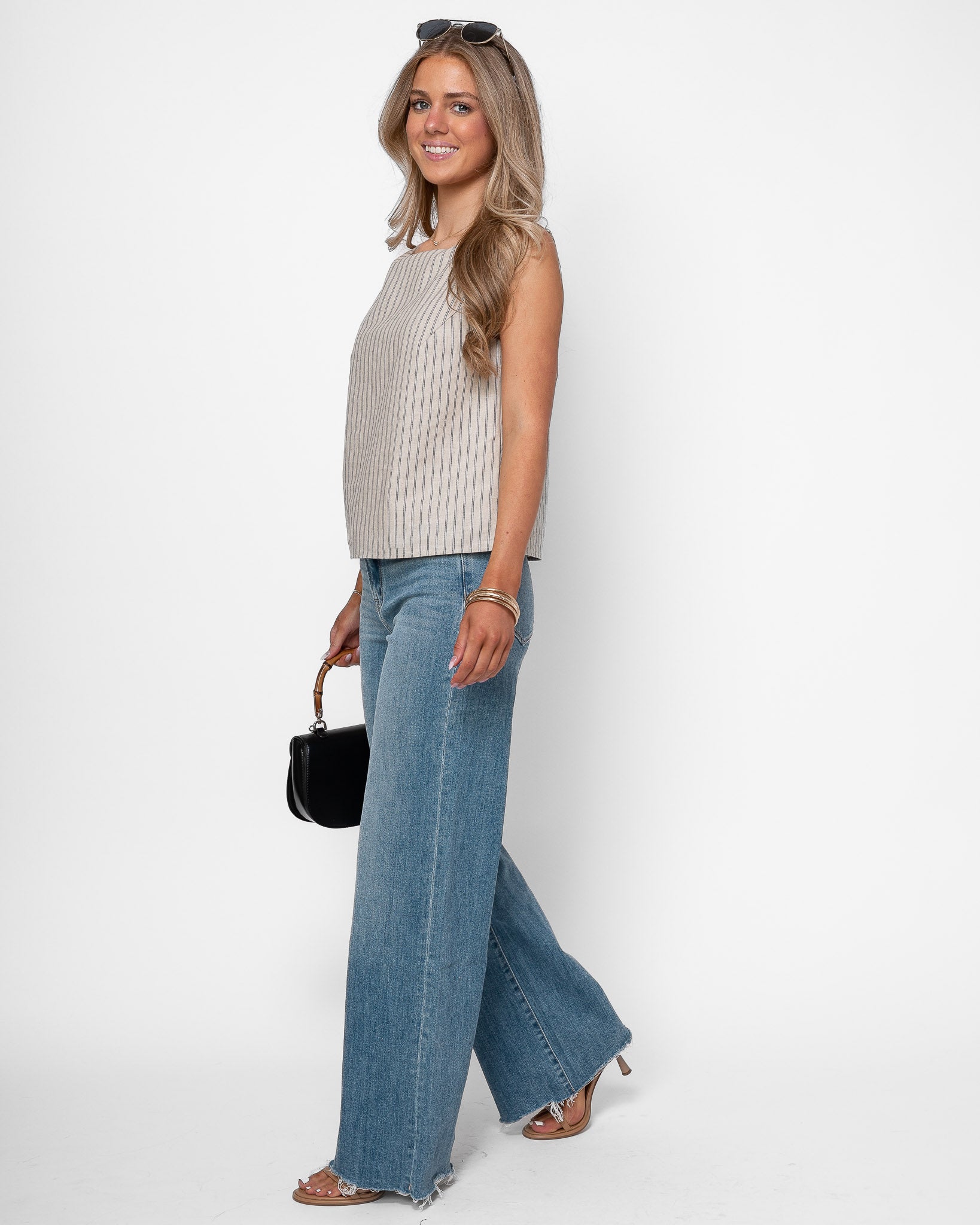 Unbothered Linen Tank