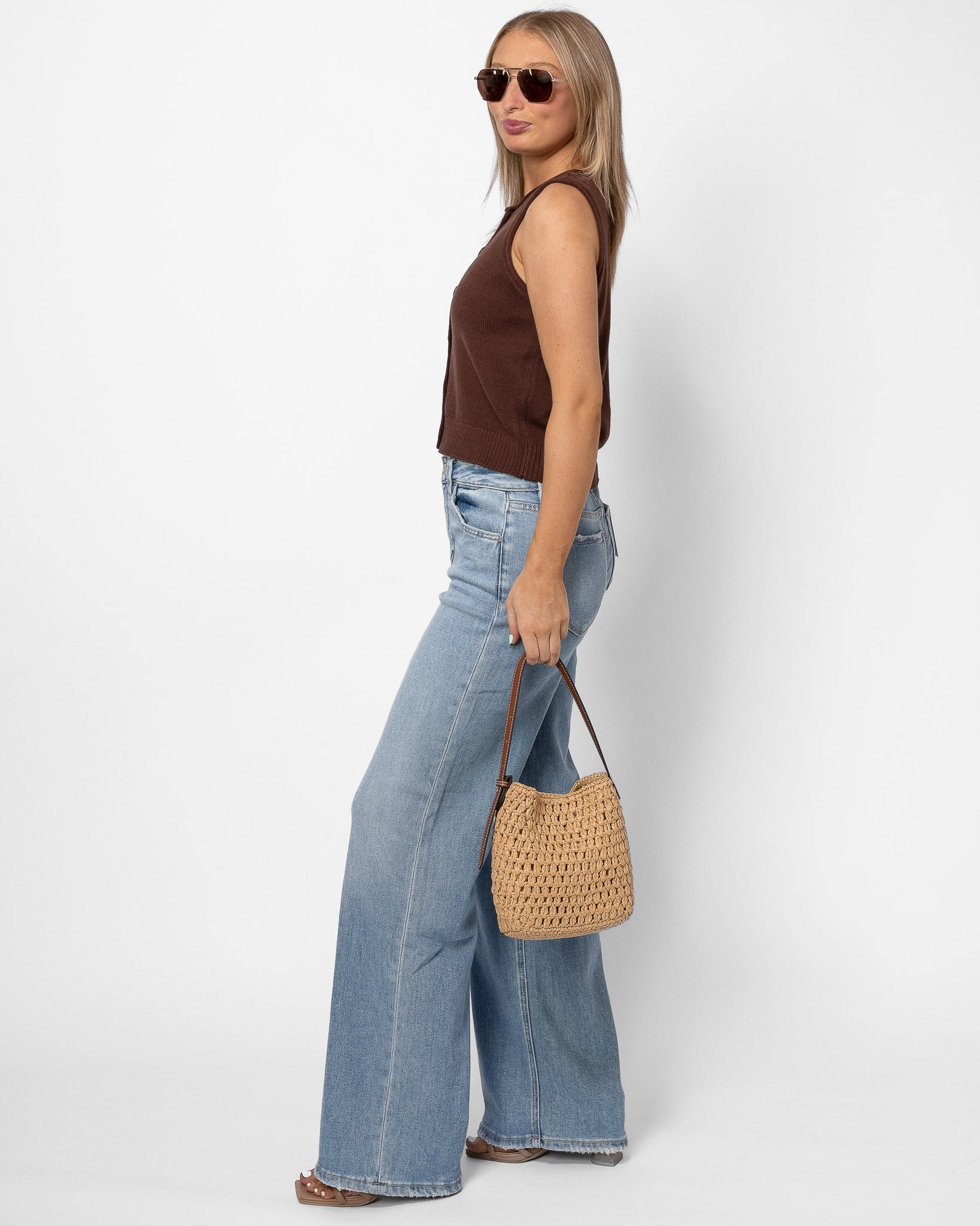 Waterfront Top: Brown