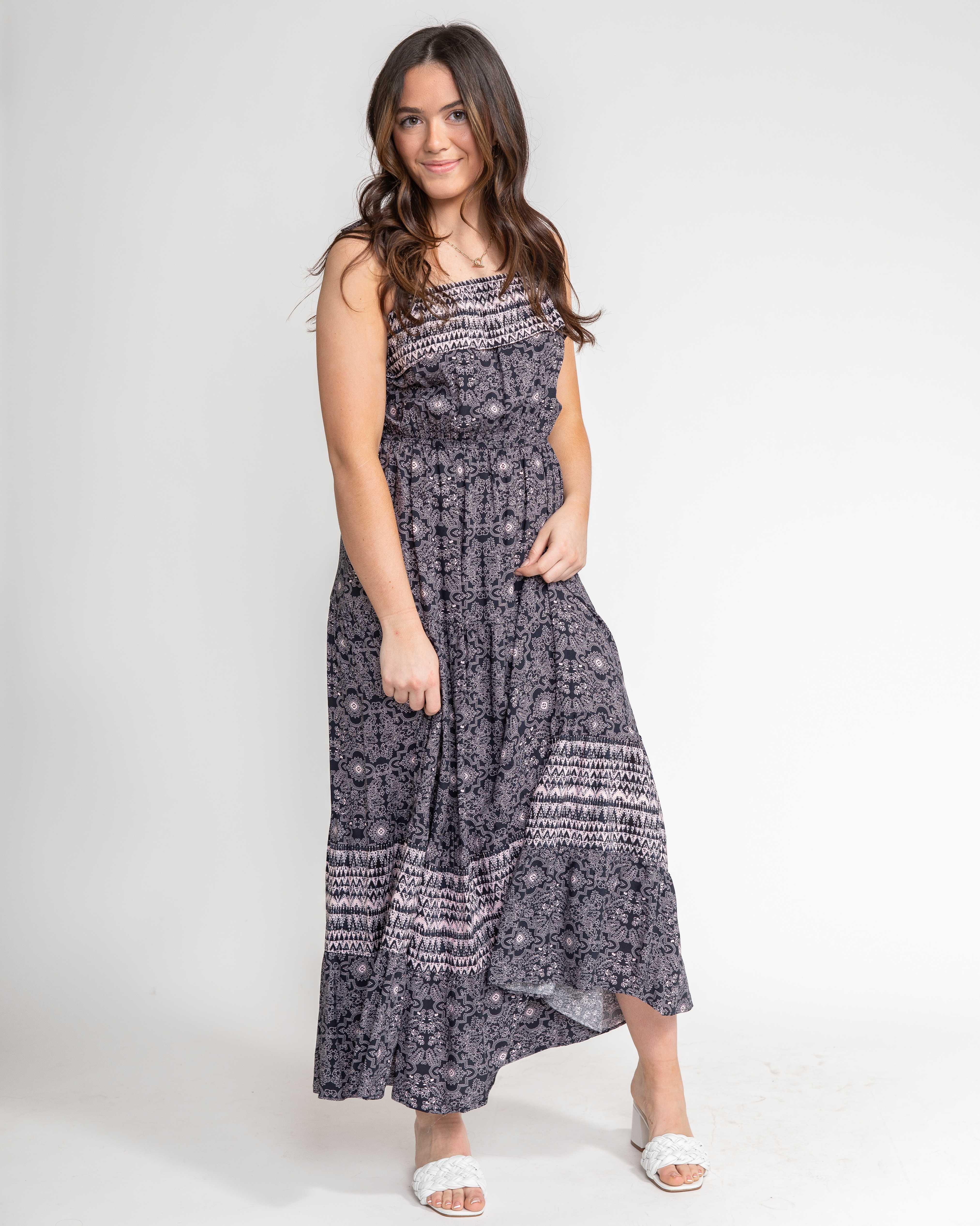 Wave of Contentment Maxi Dress